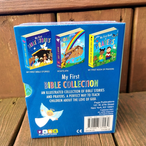 My First Bible 3 Book Box Set & O Little Town of Bethlehem Singing Board Books - Picture 5 of 10